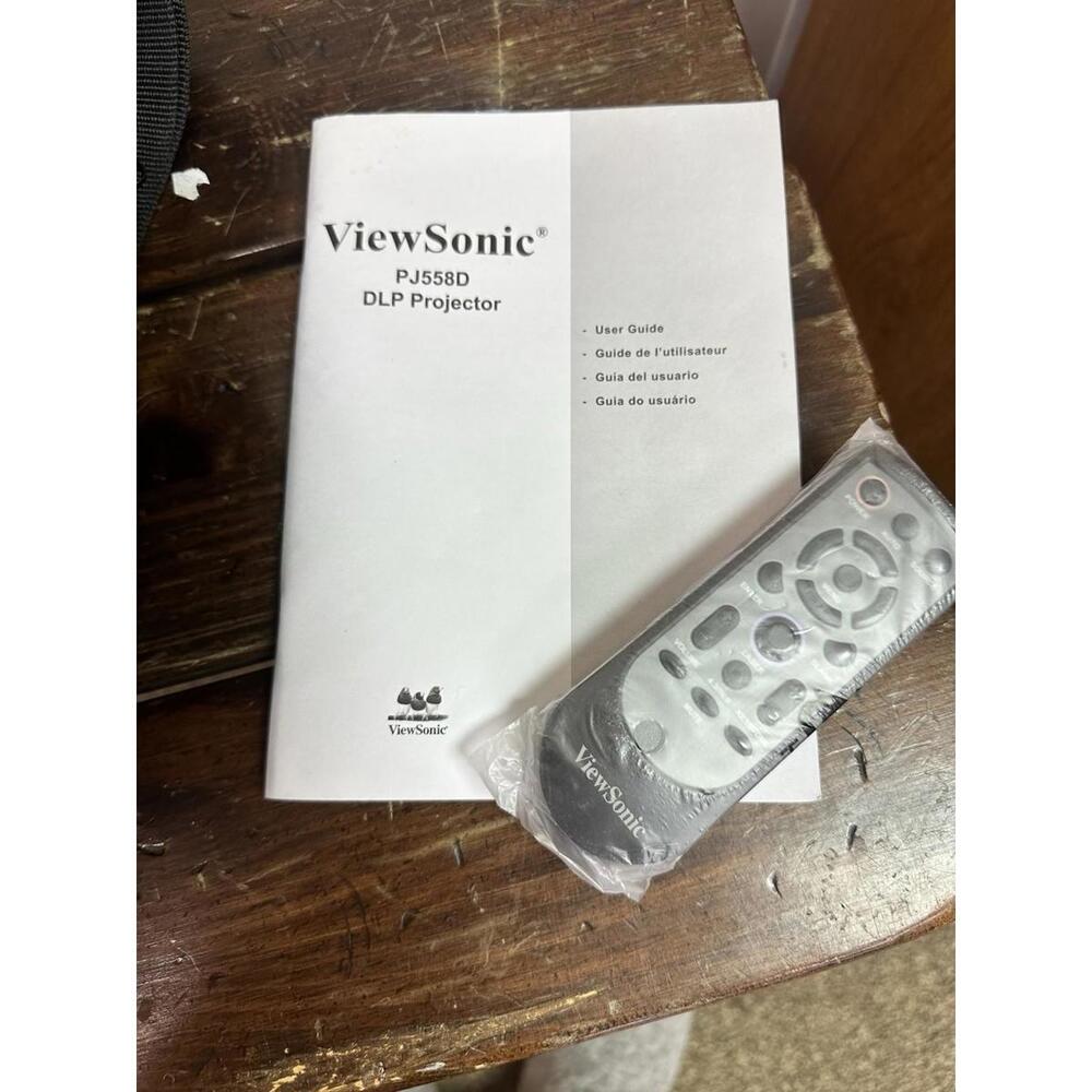 ViewSonic Projector With Padded ViewSonic Bag  PJ558D DLP